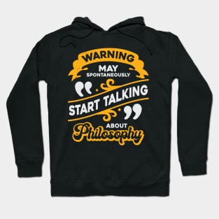 Funny Philosophy Student Lecturer Gift Hoodie